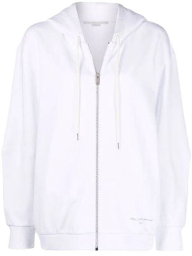 logo decorated drawstring hoodie 604199SPW32 - STELLA MCCARTNEY - BALAAN 1