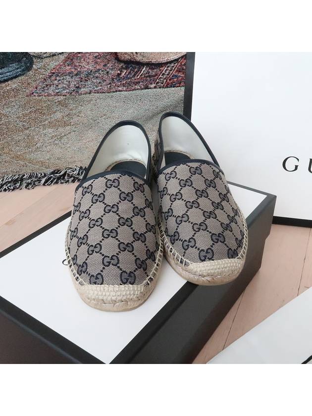 GG Canvas Espadrilles Navy - GUCCI - BALAAN 4