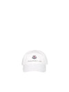 Gabardine Baseball Logo Ball Cap White - MONCLER - BALAAN 2