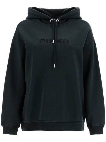 "oversized sweatshirt with - PINKO - BALAAN 1