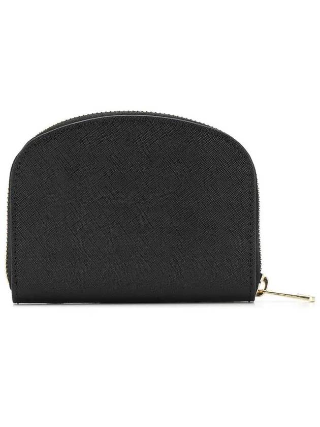 Half Moon Demi Lune Compact Half Wallet Black - A.P.C. - BALAAN 4