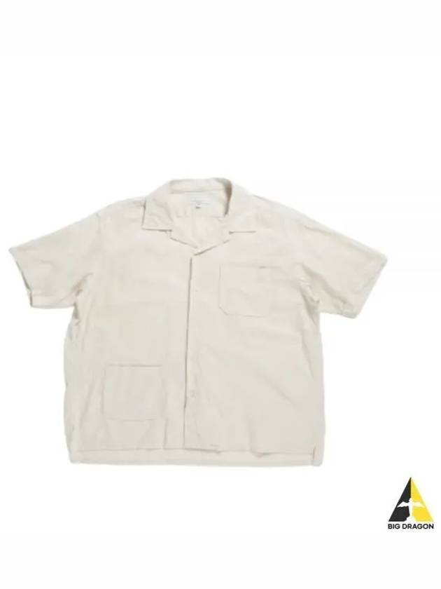 Camp Shirt A Beige Cotton Handkerchief 24S1A004 OR015 SV069 - ENGINEERED GARMENTS - BALAAN 1