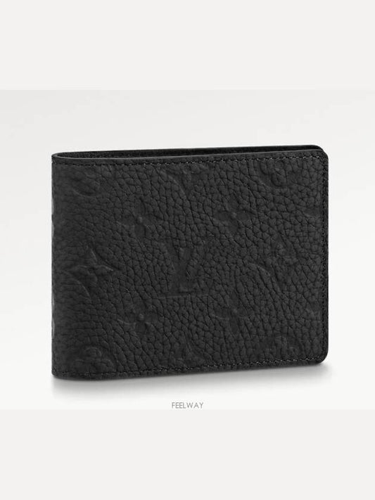 Men's Multiple Taurillon Monogram Half Wallet Black - LOUIS VUITTON - BALAAN 2