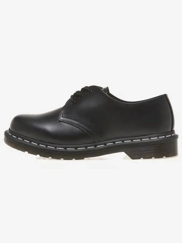 Dr Martens 1461 BLACK white STITCH - DR. MARTENS - BALAAN 1