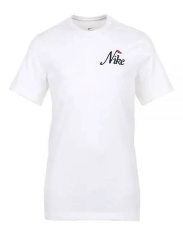 Men's Golf Short Sleeve T-Shirt White - NIKE - BALAAN 2