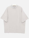 Elco Chain Rib Short Sleeve T-Shirt Cold White - ACNE STUDIOS - BALAAN 4