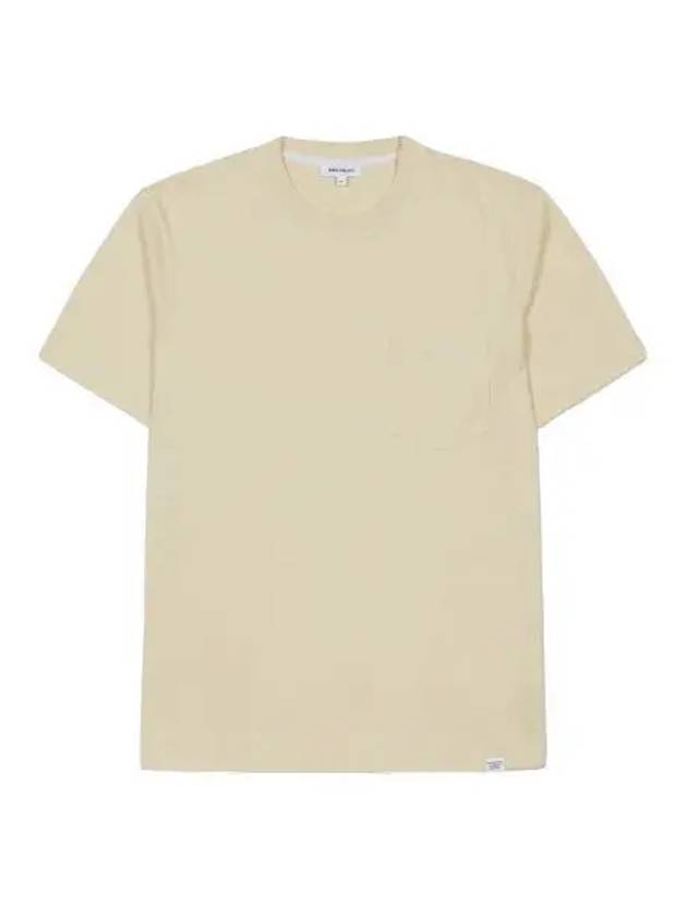 Johannes Standard Pocket Short Sleeve T Shirt Sunwashed Yellow Tee - NORSE PROJECTS - BALAAN 1
