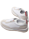 Thom Women Browne Nylon Tech Runner Low Top Sneakers Grey White - THOM BROWNE - BALAAN 7