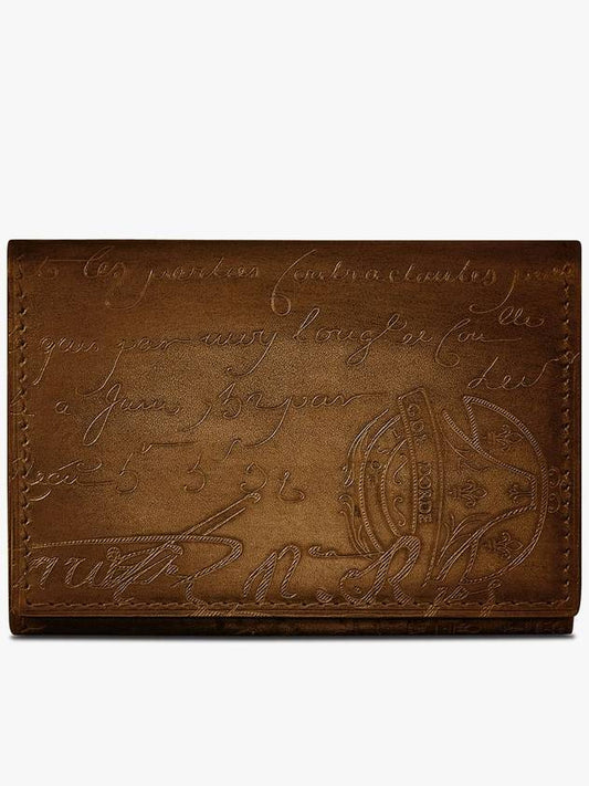 Imbua Scritto leather card holder - BERLUTI - BALAAN 1
