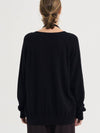 Wool Halter Neck and Loose Fit Cardigan Setup Black - SORRY TOO MUCH LOVE - BALAAN 4