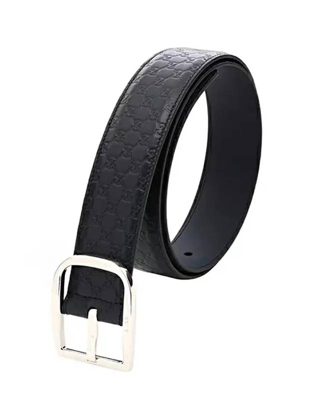 Microssima GG Belt Navy - GUCCI - BALAAN.