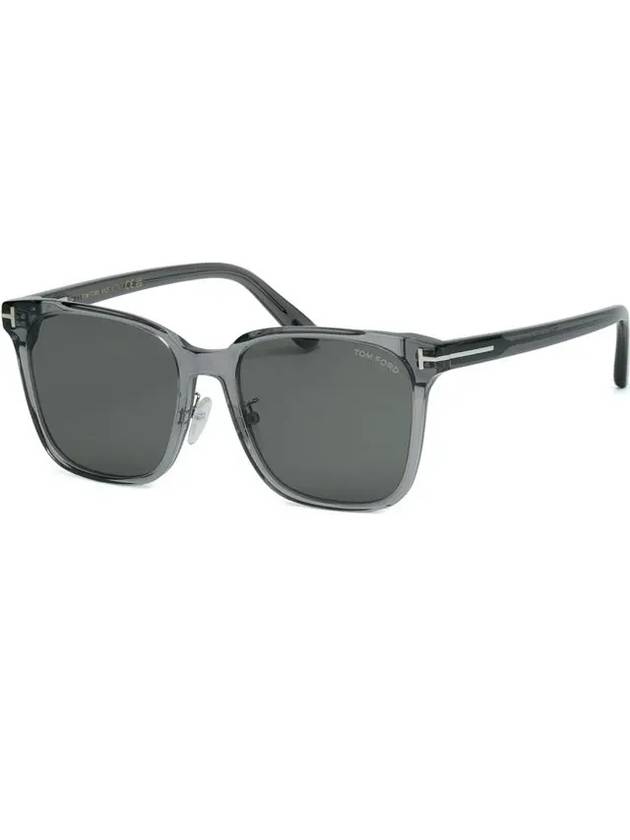 Eyewear Oversized Square Horn-rimmed Sunglasses Grey - TOM FORD - BALAAN 8