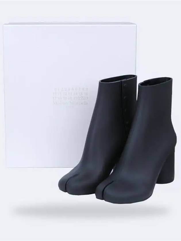 Tabi Rubber Ankle Boots Black - MAISON MARGIELA - BALAAN 8