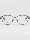 Glasses frame KZ50180U 002 matte black square light metal - KENZO - BALAAN 3