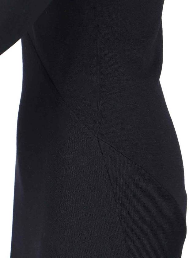 23 ss wool knit midi dress WITH necklace J02CT0140 J14595 001 B0230260112 - JIL SANDER - BALAAN 6