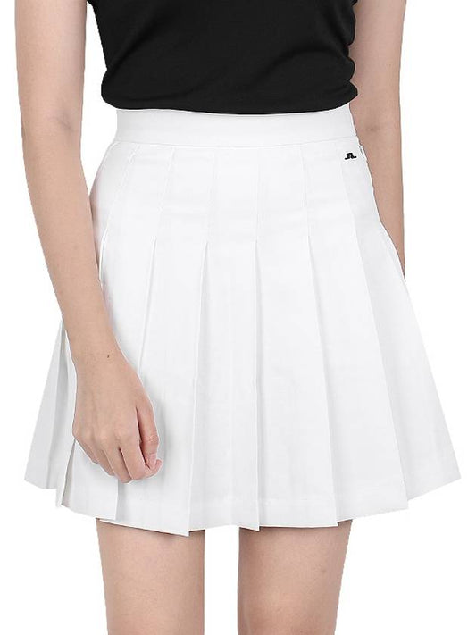 Women's Adina Golf Skirt White - J.LINDEBERG - BALAAN 2