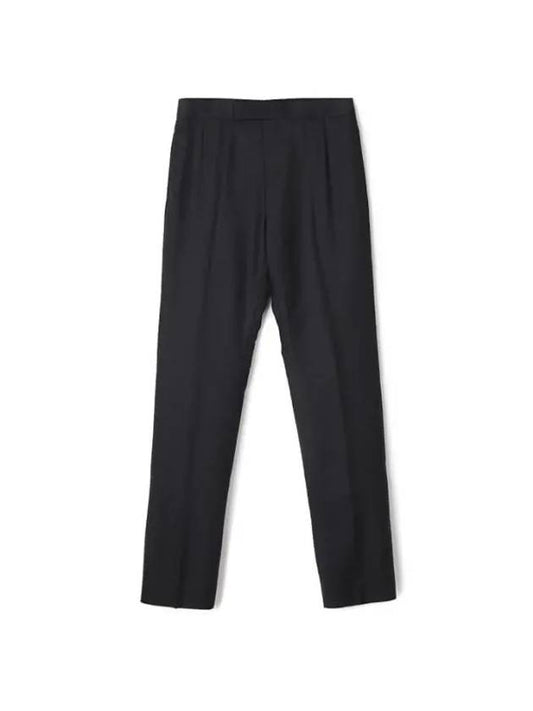 Super 120S Twill Classic Backstrap Trouser Pants Dark Grey - THOM BROWNE - BALAAN 1