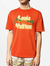 1AFQR0 Short Sleeved Cotton Crew Neck - LOUIS VUITTON - BALAAN 1