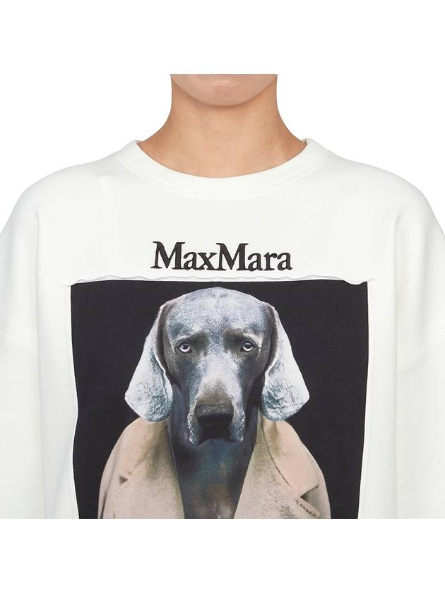 Bacco Long Sleeve T-Shirt White - MAX MARA - BALAAN 6