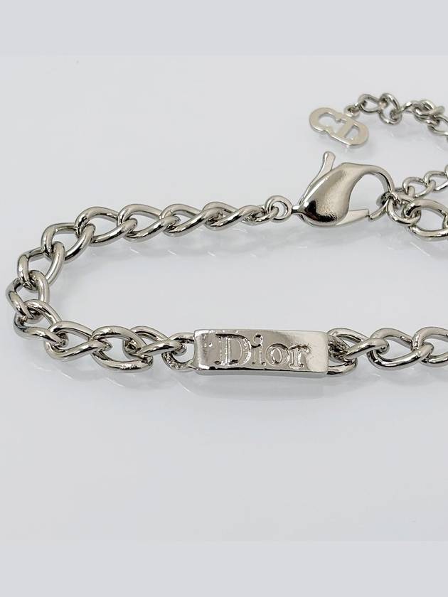 Logo Plate Silver Bracelet 4VDIA43894 - DIOR - BALAAN 6