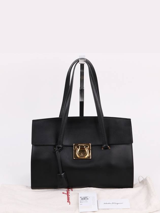 Ferragamo Black Gancini Mara Women s Tote Bag - SALVATORE FERRAGAMO - BALAAN 10