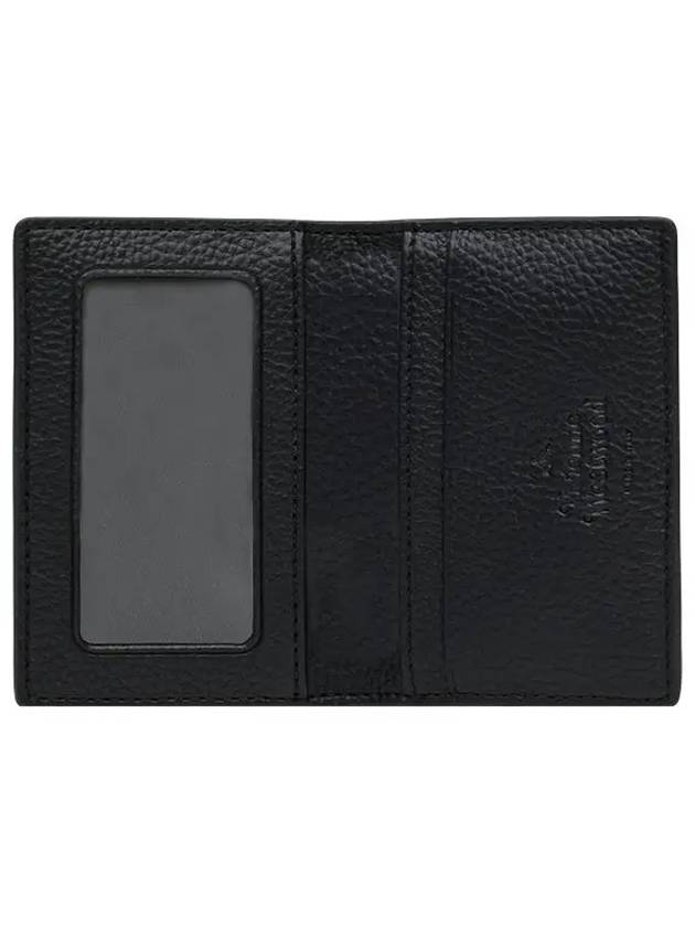 ORB Logo Half Wallet Black - VIVIENNE WESTWOOD - BALAAN 5