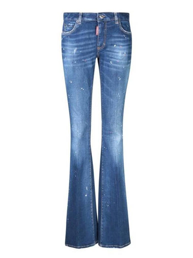 Denim Straight Pants S75LB0880 S30816 470 BLUE - DSQUARED2 - BALAAN 1