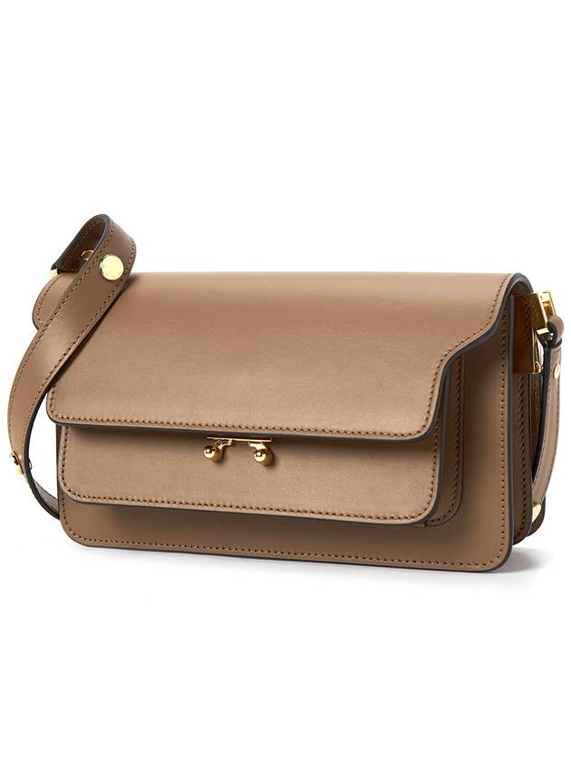 Trunk East West Shoulder Bag Brown - MARNI - BALAAN 3