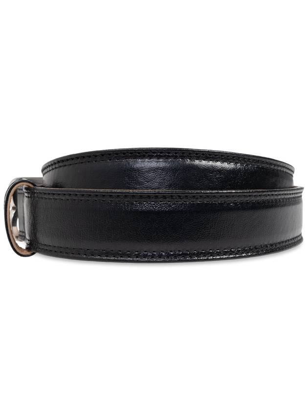 Balenciaga Leather Belt, Women's, Black - BALENCIAGA - BALAAN 3