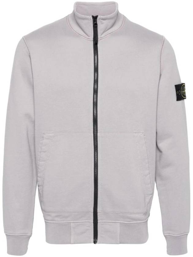 Compass Badge  Zip-Up Jacket Grey - STONE ISLAND - BALAAN 1