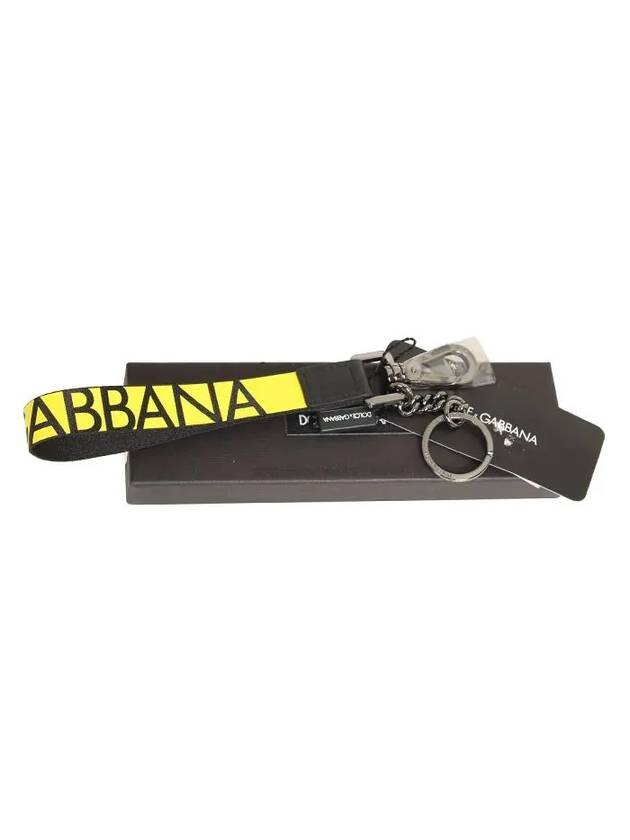 Logo Keyholder Yellow Black - DOLCE&GABBANA - BALAAN 2