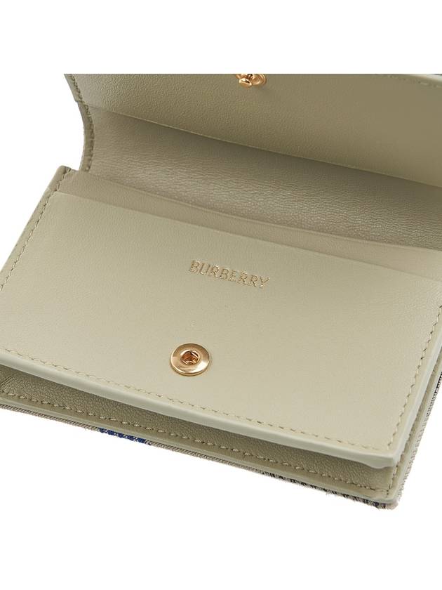 Check Pattern Card Wallet Beige - BURBERRY - BALAAN 9