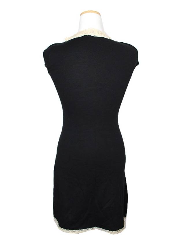 Blue girl black knit dress 44 - BLUMARINE - BALAAN 2