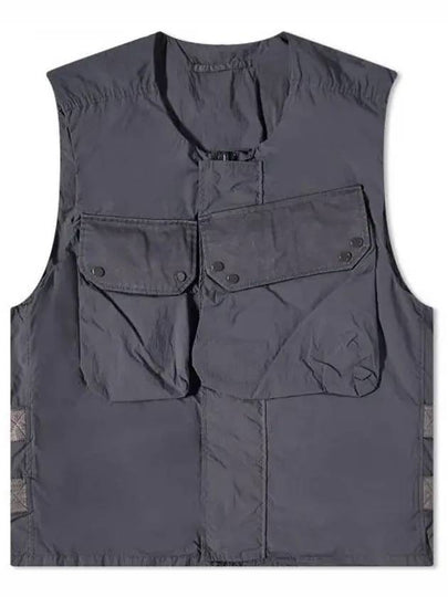 Mid Layer Cotton Vest Grey - TEN C - BALAAN 2