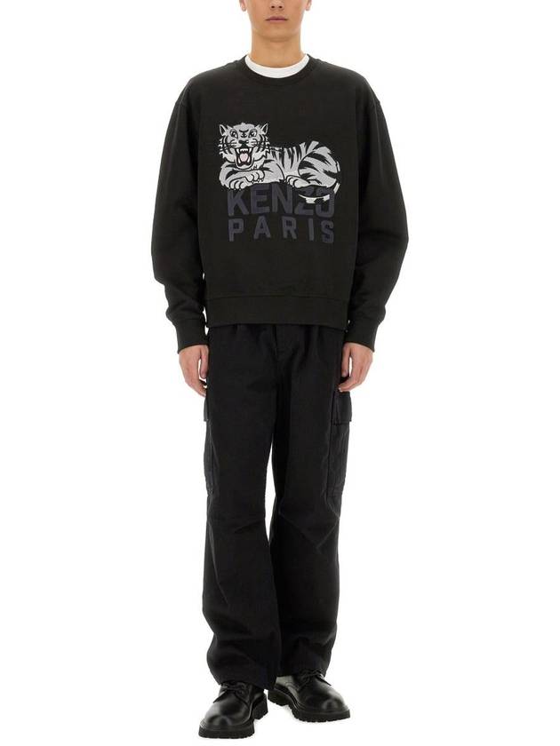 Kenzo "Happy Tiger" Sweatshirt - KENZO - BALAAN 2