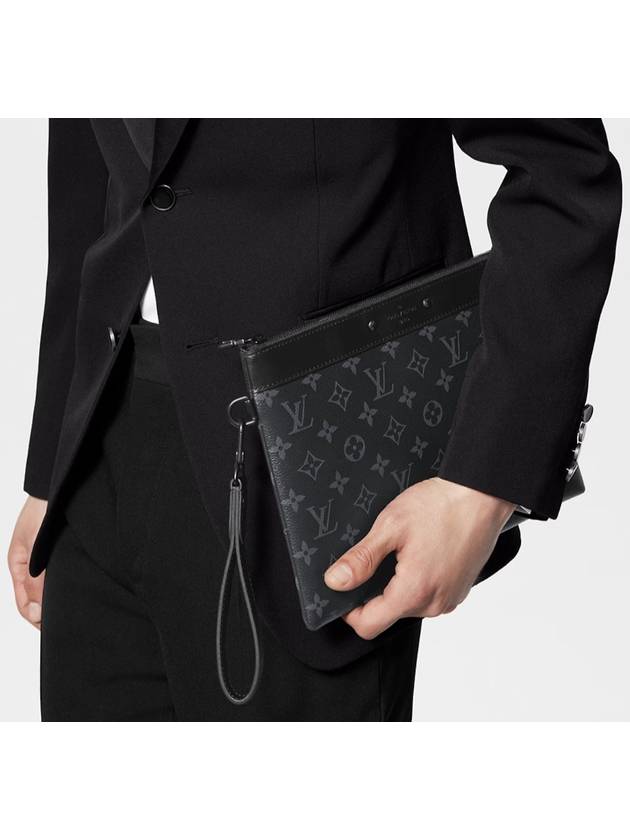 Monogram Eclipse Pochette Pouch Bag Black - LOUIS VUITTON - BALAAN 6