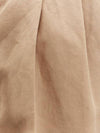 Drawstring Pleated Tapered Straight Pants Beige - BRUNELLO CUCINELLI - BALAAN 4