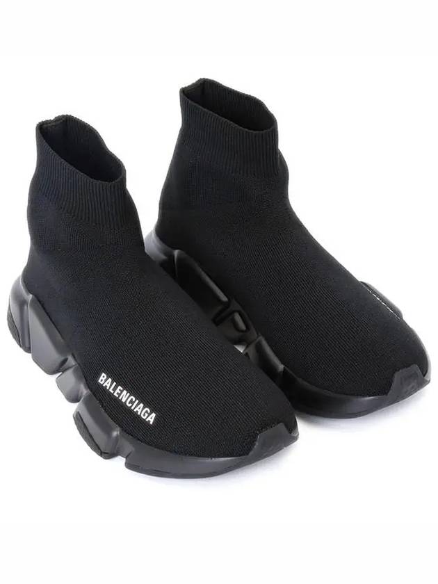 Speed ​​Recycle Knit High Top Sneakers Black - BALENCIAGA - BALAAN 7