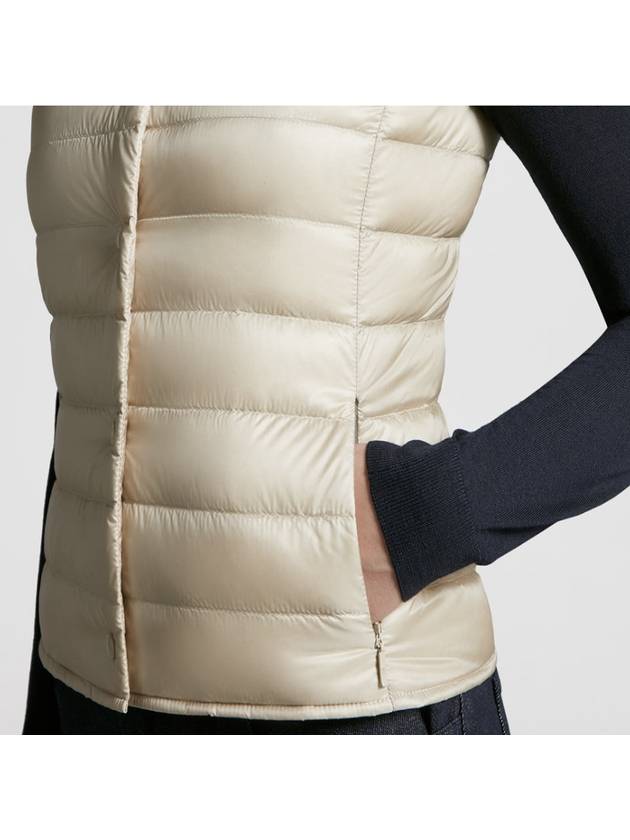 Women s LIANE Down Vest Ivory 1A1020053048 200 - MONCLER - BALAAN 4