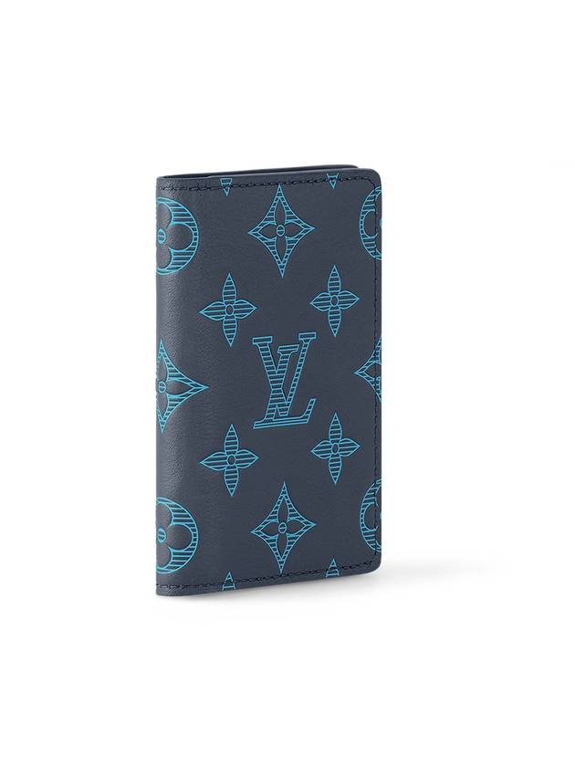 Pocket Organizer Card Wallet Navy - LOUIS VUITTON - BALAAN 3