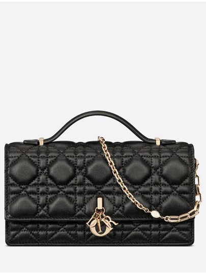 Miss Cannage Lambskin Mini Bag Black - DIOR - BALAAN 2