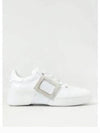 Viv Metal Buckle Low Top Sneakers White - ROGER VIVIER - BALAAN 2