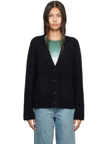 WoMen's Claudine Cardigan Black - A.P.C. - BALAAN 1