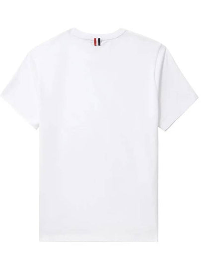 Thom Browne Cotton Short Sleeve T Shirt MJS067A - TOM FORD - BALAAN 2