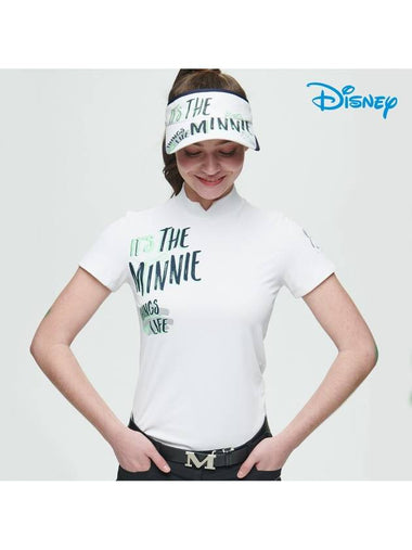 Women s half neck short sleeve t shirt DM2LTS043 - DISNEY GOLF - BALAAN 1