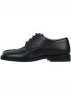 Tabi Lace Up Calf Leather Loafers Black - MAISON MARGIELA - BALAAN 4