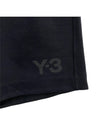 Classic Small Logo Cotton Shorts Black - Y-3 - BALAAN 4