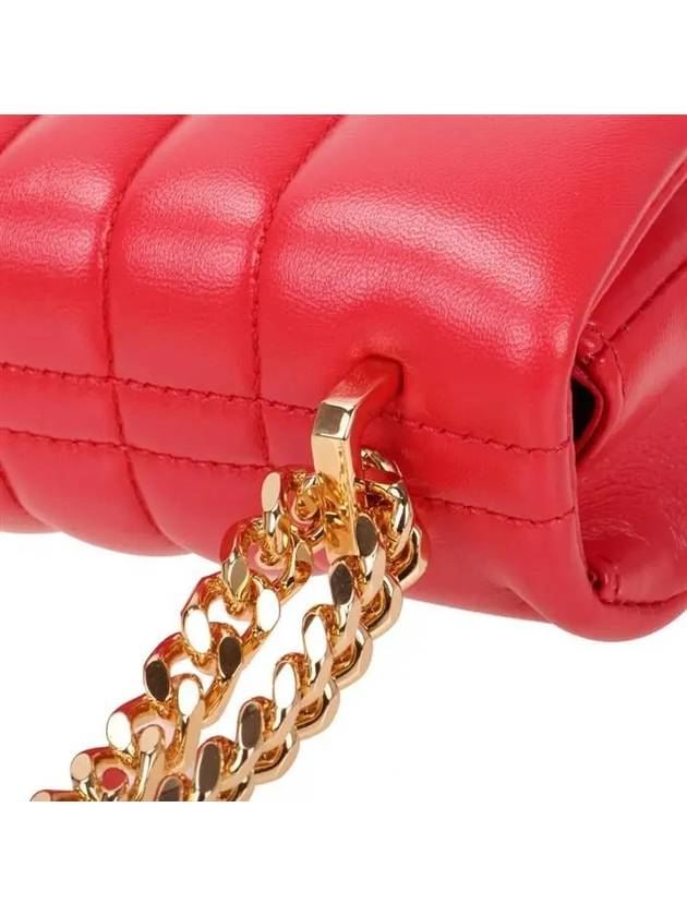 Lola Monogram Quilted Leather Mini Shoulder Bag Red - BURBERRY - BALAAN 8