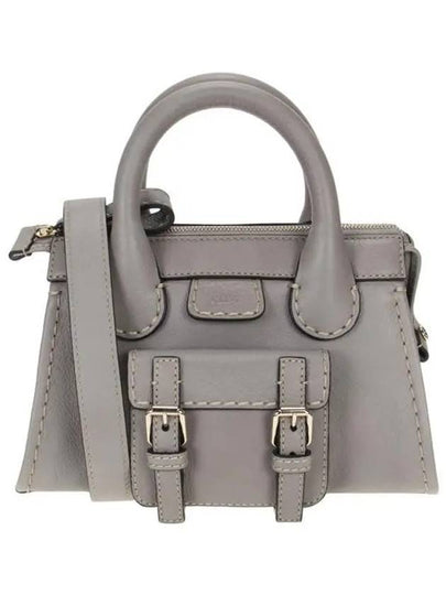 Edith Mini Shoulder Tote Bag Grey - CHLOE - BALAAN 2