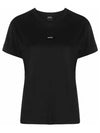 Women's Jade Logo Short Sleeve T-Shirt Black - A.P.C. - BALAAN 2